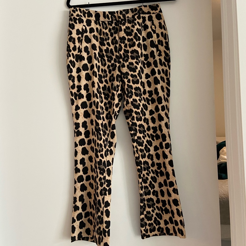Zara Leopard Print Dress pants